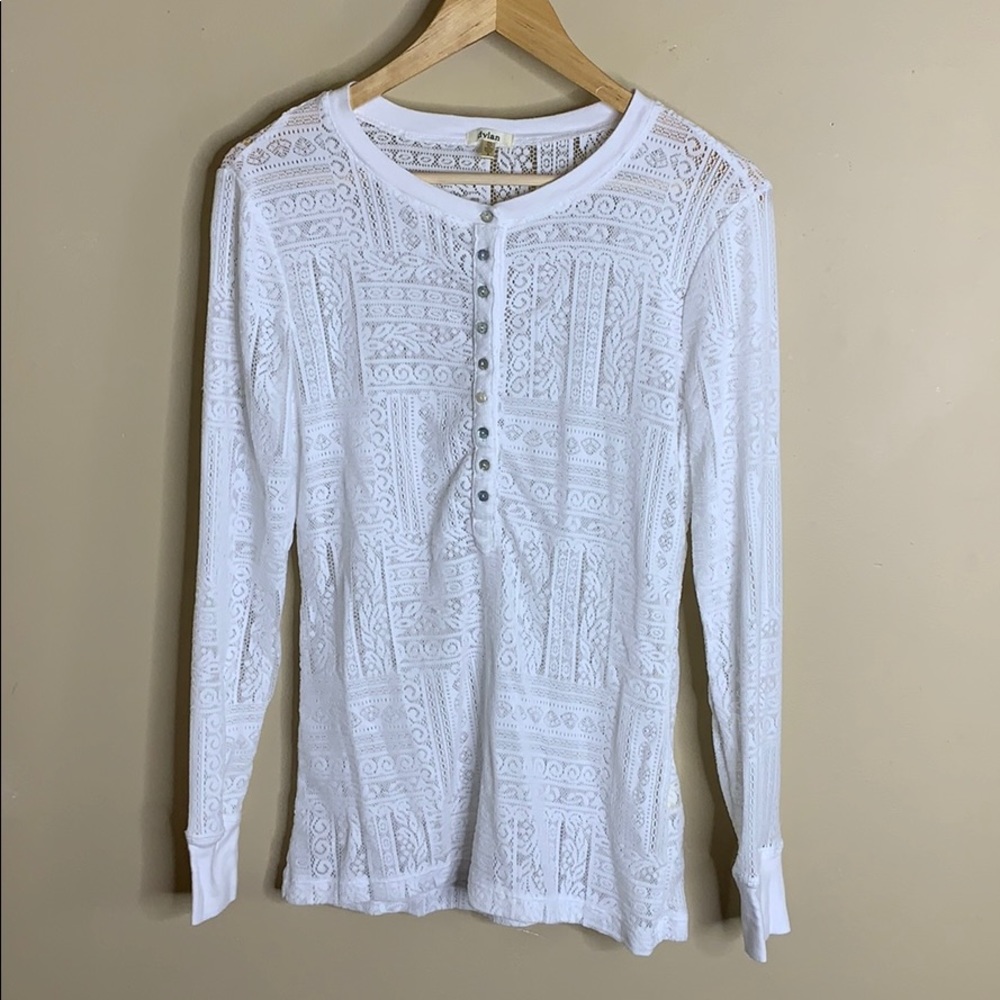 Dylan white lace top